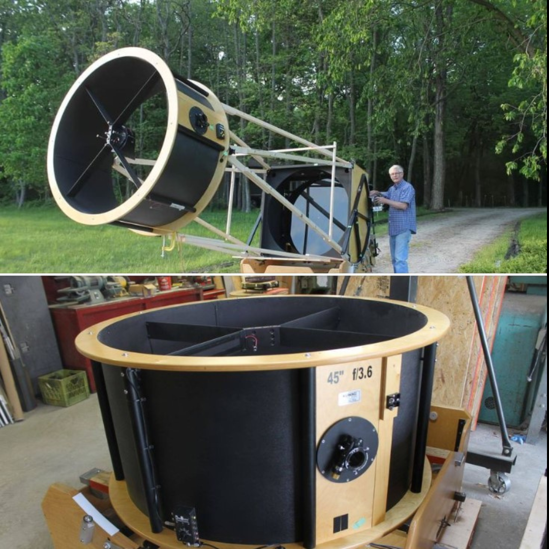 A giant 45" telescope with an OVNI-M