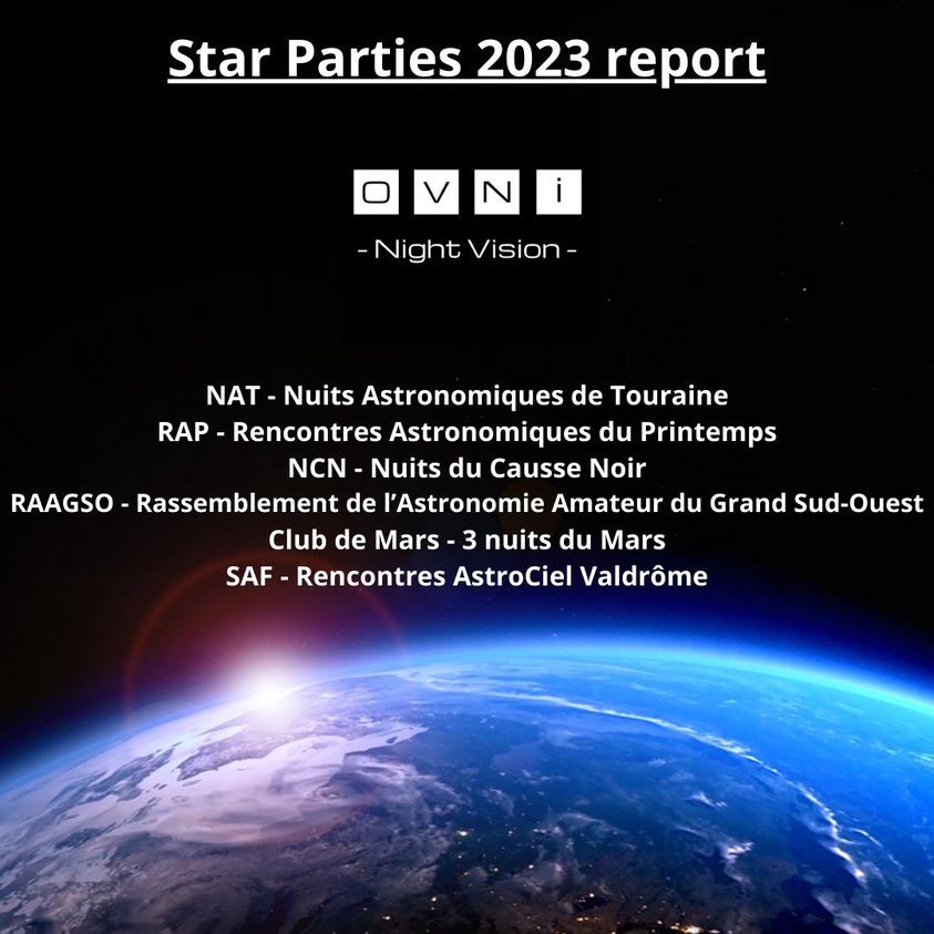 Star Parties 2023 report
