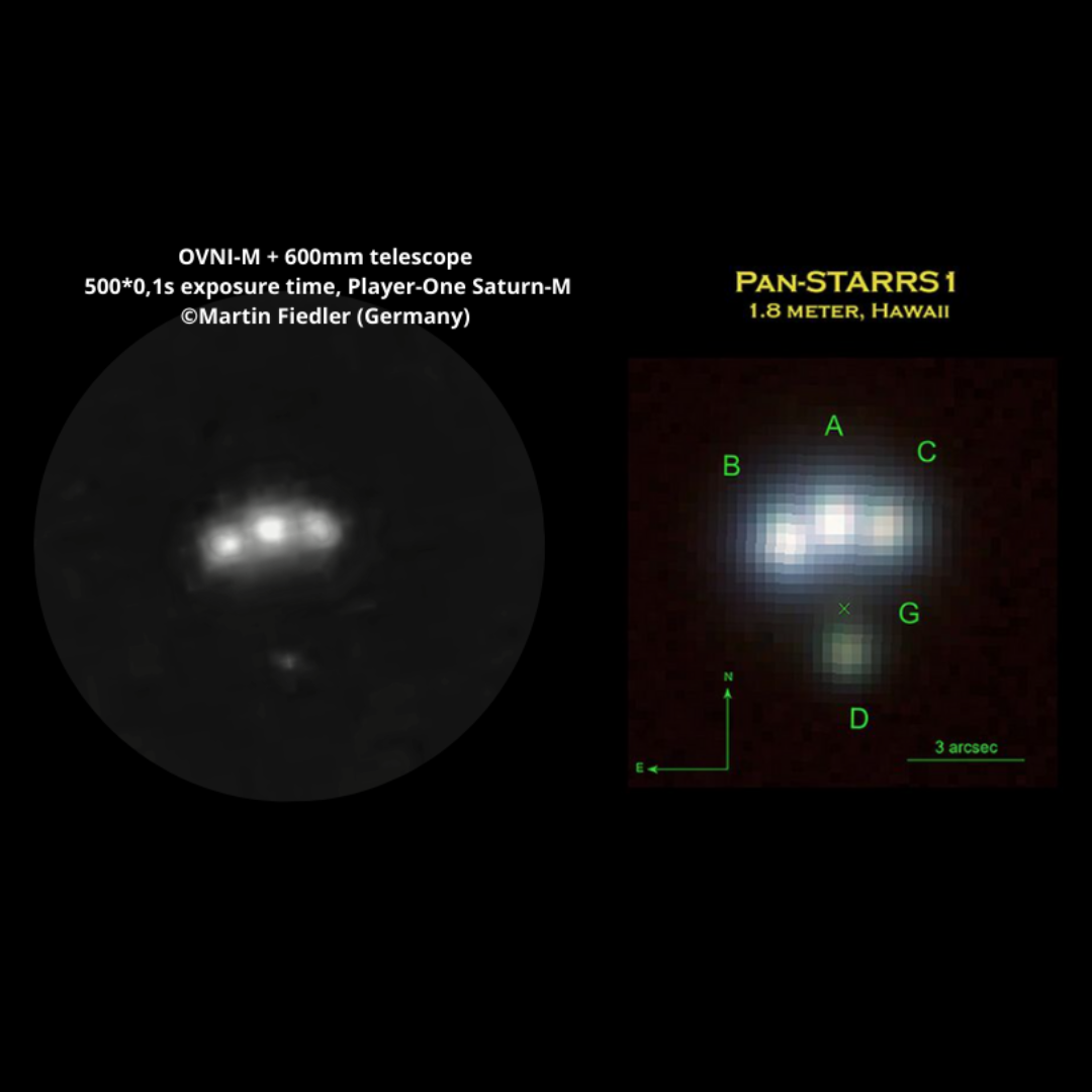 Observation visuelle et photo du quasar Parachute d'Andromède avec OVNI-M